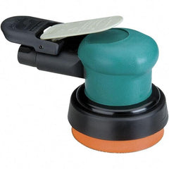 Dynabrade - 12,000 OPM, 14 CFM Air Consumption, Palm Air Orbital Sander - Round Pad, 1/4 NPT Inlet - Industrial Tool & Supply