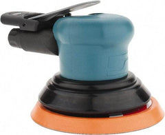 Dynabrade - 12,000 OPM, 14 CFM Air Consumption, Palm Air Orbital Sander - Round Pad, 1/4 NPT Inlet - Industrial Tool & Supply