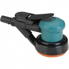 Dynabrade - 12,000 OPM, 14 CFM Air Consumption, Palm Air Orbital Sander - Round Pad, 1/4 NPT Inlet - Industrial Tool & Supply