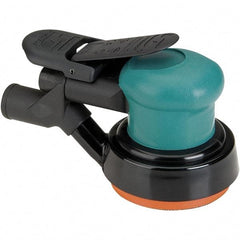 Dynabrade - 12,000 OPM, 14 CFM Air Consumption, Palm Air Orbital Sander - Round Pad, 1/4 NPT Inlet - Industrial Tool & Supply