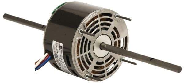US Motors - 1/4 hp, ODP Enclosure, Auto Thermal Protection, 1,075 RPM, 230 Volt, 60 Hz, Industrial Electric AC/DC Motor - Size 48 Frame, Hub/Stud Mount, 3 Speed, Sleeve Bearings, 2.0 Full Load Amps, B Class Insulation, CCW Lead End - Industrial Tool & Supply