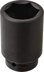 Proto - 1" Drive 2-1/16" Deep Impact Socket - 6 Points, 4-1/4" OAL - Industrial Tool & Supply