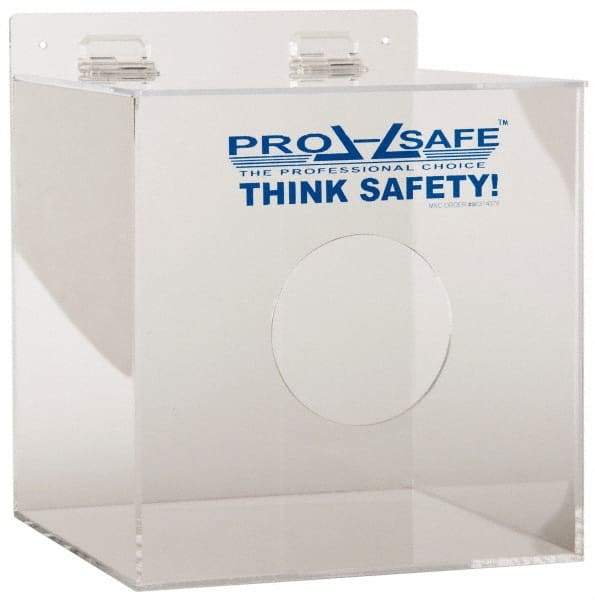 PRO-SAFE - Table and Wall Mount Miscellaneous Dispenser - 10 Inch Wide x 10 Inch Deep x 10 Inch High - Industrial Tool & Supply