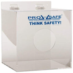 PRO-SAFE - Table and Wall Mount Miscellaneous Dispenser - 10 Inch Wide x 10 Inch Deep x 10 Inch High - Industrial Tool & Supply