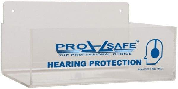PRO-SAFE - Open Top Box/Tray Style Earplug Dispenser - Tabletop or Wall Mount - Industrial Tool & Supply