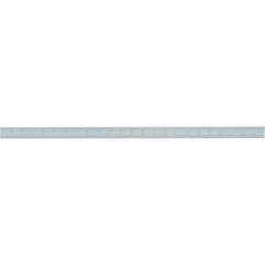 Starrett - 24 Inch Long Blade, 4R Graduation Combination Square Blade - Uncoated, Steel, 1/64, 1/32 1/16 and 1/8 Inch Graduation - Industrial Tool & Supply