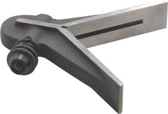 Starrett - 6 Inch Long Blade, Center Head - Black Wrinkle, Coated Cast Iron - Industrial Tool & Supply