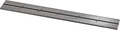 Starrett - 6 Inch Long Blade, 16R Graduation Combination Square Blade - Steel, 1/100, 1/64, 1/50 and 1/32 Inch Graduation - Industrial Tool & Supply