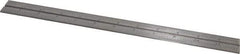 Starrett - 12 Inch Long Blade, 16R Graduation Combination Square Blade - Steel, 1/100, 1/64, 1/50 and 1/32 Inch Graduation - Industrial Tool & Supply