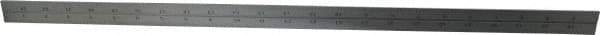Starrett - 24 Inch Long Blade, 4R Graduation Combination Square Blade - Satin Chrome Finish, Steel, 1/64, 1/32 1/16 and 1/8 Inch Graduation - Industrial Tool & Supply