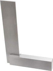 Starrett - 4-1/2" Blade Length, 3-1/2" Base Length Steel Square - 0.0025mm Accuracy - Industrial Tool & Supply