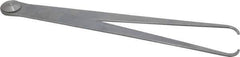 Starrett - 12 Inch Leg, Firm Joint, Steel, Polished, Inside Caliper - 16 Inch Max Measurement, 400mm Max Measurement, Flat Leg - Industrial Tool & Supply