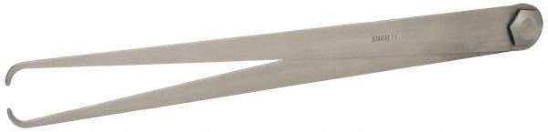 Starrett - 18 Inch Leg, Firm Joint, Steel, Polished, Inside Caliper - 24 Inch Max Measurement, 600mm Max Measurement, Flat Leg - Industrial Tool & Supply