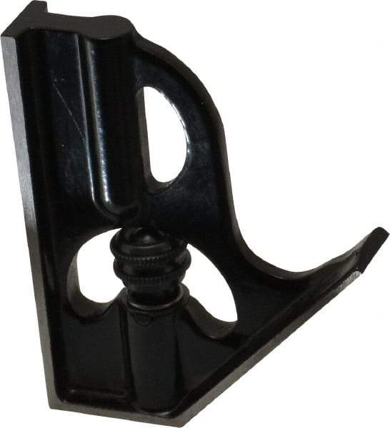 Starrett - 4 Inch Long Blade, Square Head - Smooth Black Enamel, Coated Forged and Hardened Steel - Industrial Tool & Supply