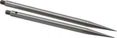 Starrett - 4-1/2; 5 Inch Leg, Forged Steel, Trammel Points - For Use With Starrett 50A, Includes (2) Adjustable Points - Industrial Tool & Supply