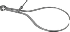 Starrett - 12 Inch Leg, Spring Joint, Steel, Polished, Outside Caliper - 12 Inch Max Measurement, 300mm Max Measurement, Flat Leg with Quick Nut Adjustment - Industrial Tool & Supply