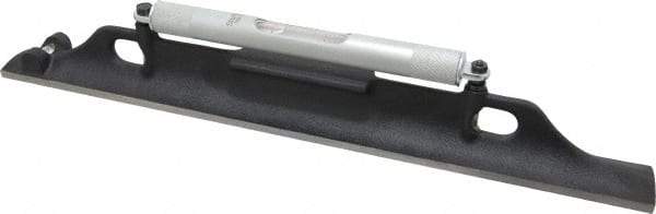 Starrett - 18" Long, 0.0050 & 0.0500" Graduation Sensitivity per 10", 2 Vials, Machinists' Level - Cast Iron - Industrial Tool & Supply