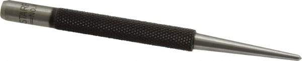 Starrett - 5/64" Center Punch - 4" OAL, Steel - Industrial Tool & Supply
