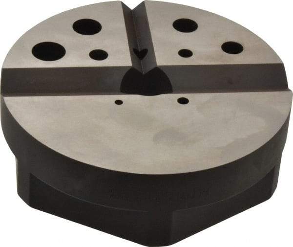 Starrett - 1 Piece Vise Bench Block - Alloy Steel, 1/8 - 7/8 Tapped Hole, 4-7/8" Wide, 1-1/2" High - Industrial Tool & Supply