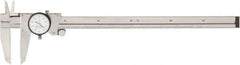 Starrett - 0" to 12" Range, 0.001" Graduation, 0.1" per Revolution, Dial Caliper - White Face, 2-1/2" Jaw Length, Accurate to 0.001" - Industrial Tool & Supply