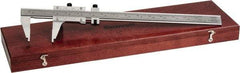 Starrett - 0 to 12" Steel Vernier Caliper - 0.0010" Graduation, 2-5/16" Jaw Depth, 0.0005" Accuracy - Industrial Tool & Supply