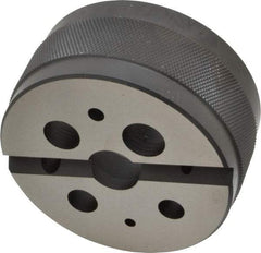 Starrett - 1 Piece Vise Bench Block - Steel, 1/8 - 5/8 Tapped Hole, 3" Wide, 1-1/2" High - Industrial Tool & Supply