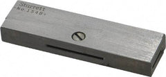 Starrett - 1/2 to 11/16" Adjustable Parallel - 2-1/8" Long x 9/32" Thick - Industrial Tool & Supply