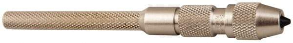 Starrett - 3-15/32" Long, 0.06" Capacity, Pin Vise - 3-15/32" Long, 0.045" Min Capacity - Industrial Tool & Supply