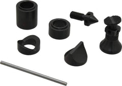 Starrett - 1-1/2 to 2-1/4" High Screw Jack Set - 1" Base Diam - Industrial Tool & Supply