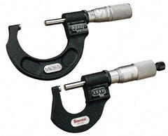 Starrett - 6 to 7" Range, 0.0001" Graduation, Mechanical Outside Micrometer - Ratchet Stop Thimble, Accurate to 0.00015", Digital Counter - Industrial Tool & Supply