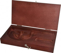 Starrett - Micrometer Case - 3" Max Measurement, Use with 226 & 226M Outside Micrometers - Industrial Tool & Supply