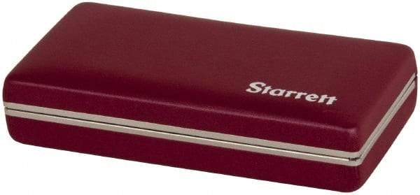 Starrett - Micrometer Case - 1/2" Max Measurement, Use with 232 & 232M Series Outside Micrometers - Industrial Tool & Supply