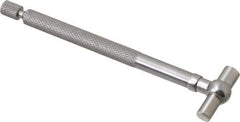 Starrett - 1/2 to 3/4 Inch, 2-3/8 Inch Overall Length, Telescoping Gage - 2-3/8 Inch Long Handle, Chrome Plated - Industrial Tool & Supply