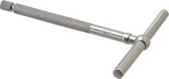 Starrett - 1-1/4 to 2-1/8 Inch, 2-3/8 Inch Overall Length, Telescoping Gage - 2-3/8 Inch Long Handle, Chrome Plated - Industrial Tool & Supply