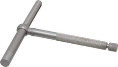 Starrett - 2-1/8 to 3-1/2 Inch, 2-3/8 Inch Overall Length, Telescoping Gage - 2-3/8 Inch Long Handle, Chrome Plated - Industrial Tool & Supply