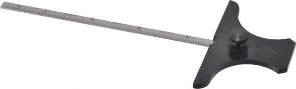 Starrett - Rule Depth Gages Minimum Measurement (Inch): 0 Maximum Measurement (Inch): 6 - Industrial Tool & Supply