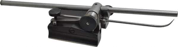 Starrett - 2 Spindle, 12 and 18 Inch Spindle Length, Surface Gage - 3-1/2 Inch Long x 3-3/16 Inch Wide Base, Hardened Steel - Industrial Tool & Supply