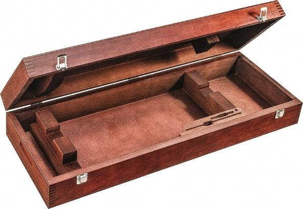 Starrett - Wood, Height Gage Wood Case - For Use with 24 Inch Gages - Industrial Tool & Supply
