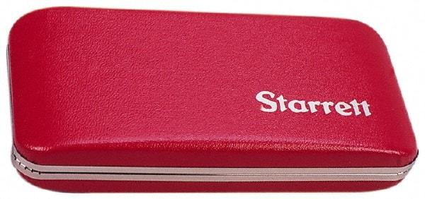 Starrett - Micrometer Case - 8" Max Measurement, Use with 216 & 216M Series Digital Micrometers - Industrial Tool & Supply