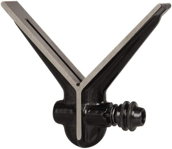 Starrett - 6 Inch Long Blade, Center Head - Smooth Black Enamel, Coated Forged and Hardened Steel - Industrial Tool & Supply