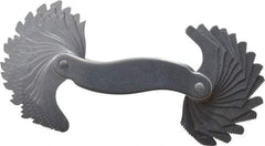 Starrett - 30 Leaf, 6 to 60 TPI Range, Steel Screw Pitch Gage - 60° Thread Angle - Industrial Tool & Supply