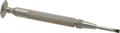 Starrett - 5/8" Blade Length Precision Slotted Screwdriver - 3-3/4" OAL - Industrial Tool & Supply