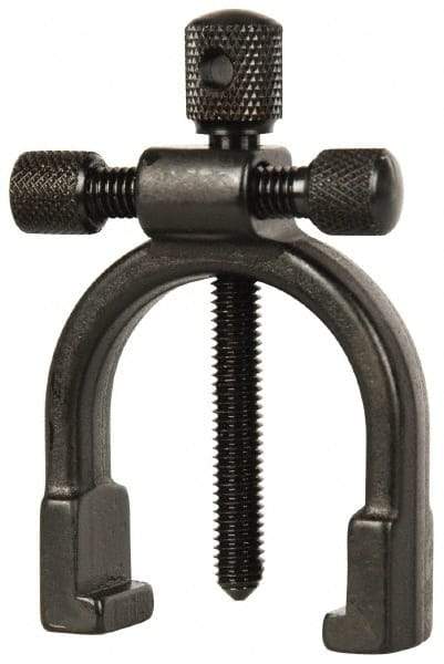 Starrett - 1-5/16 Inch Max Capacity of V, 3-1/2 Inch Long x 1.8898 Inch Wide x 1.8700 Inch High, V-Block Clamp - 90° V Angle, Hardened Steel Clamp, Use with Model 567 V-Block - Industrial Tool & Supply