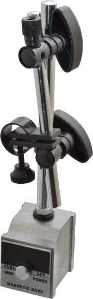 Value Collection - 50mm Wide Magnetic Indicator Base with On/Off Switch - Includes Holder - Industrial Tool & Supply