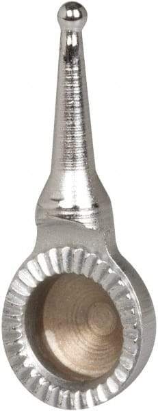 Starrett - 9mm Ball Diam, Carbide, Ball Test Indicator Contact Point - 5/32" Contact Point Length, Use with Starrett 711 Series Last Word Dial Test Indicators - Industrial Tool & Supply