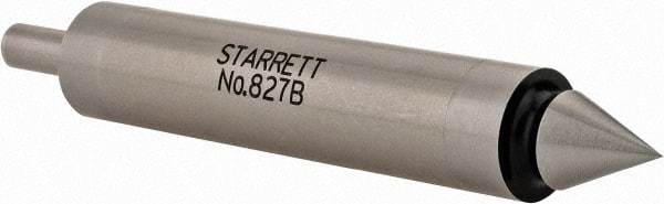 Starrett - 0.2" Head Diam, 1/2" Shank, Double End, Mechanical Edge Finder - Conical and Cylindrical Contact - Industrial Tool & Supply