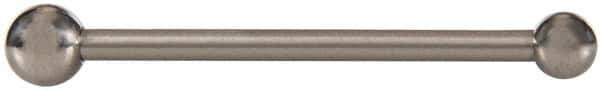 Starrett - 6.35mm Head Diam, 3/8" Shank, Single End, Mechanical Center Finder - Ball Contact - Industrial Tool & Supply
