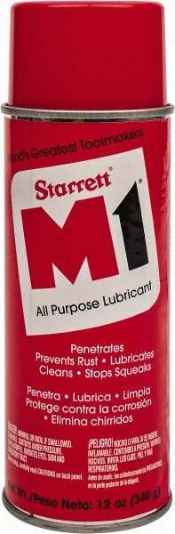 Starrett - 12 oz Aerosol Spray Lubricant - Industrial Tool & Supply