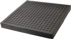 Mason Ind. - 10" Long x 10" Wide x 1" Thick, Rubber, Machinery Leveling Pad & Mat - 25,000 Lb Max Load - Industrial Tool & Supply