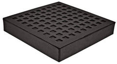 Mason Ind. - 8" Long x 8" Wide x 1" Thick, Rubber, Machinery Leveling Pad & Mat - 16,000 Lb Max Load - Industrial Tool & Supply